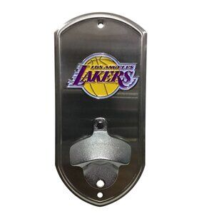 Los Angeles Lakers Basketball Emblem Stainless Steel Bottle Opener 8.5" X 4" New